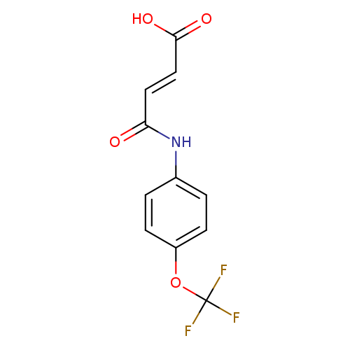 (2E)-3-{[4-(trifluoromethoxy)phenyl]carbamoyl}prop-2-enoic acid