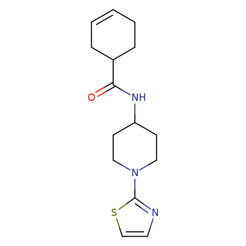 N-[1-(1,3-thiazol-2-yl)piperidin-4-yl]cyclohex-3-ene-1-carboxamide