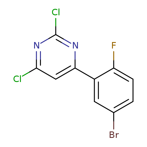 4-(5-bromo-2-fluorophenyl)-2,6-dichloropyrimidine