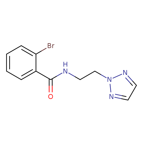 2-bromo-N-[2-(2H-1,2,3-triazol-2-yl)ethyl]benzamide