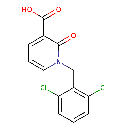 1-[(2,6-dichlorophenyl)methyl]-2-oxo-1,2-dihydropyridine-3-carboxylic acid