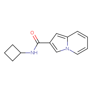 N-cyclobutylindolizine-2-carboxamide