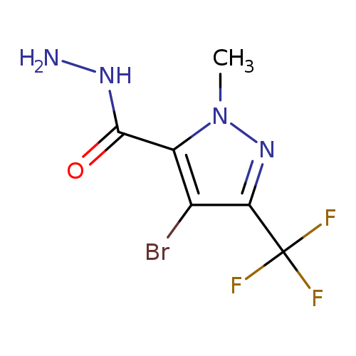 4-Bromo-1-methyl-3-(trifluoromethyl)-1h-pyrazole-5-carbohydrazide