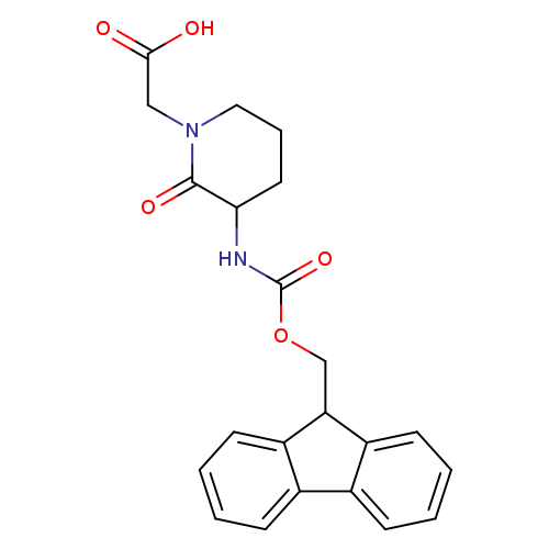 1-Piperidineacetic acid, 3-[[(9H-fluoren-9-ylmethoxy)carbonyl]amino]-2-oxo-