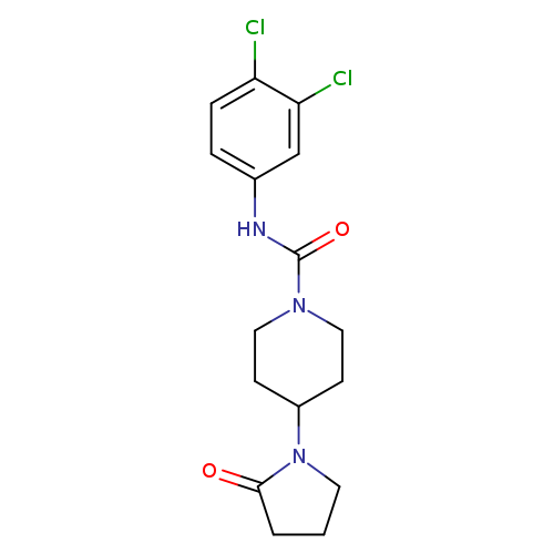 N-(3,4-dichlorophenyl)-4-(2-oxopyrrolidin-1-yl)piperidine-1-carboxamide