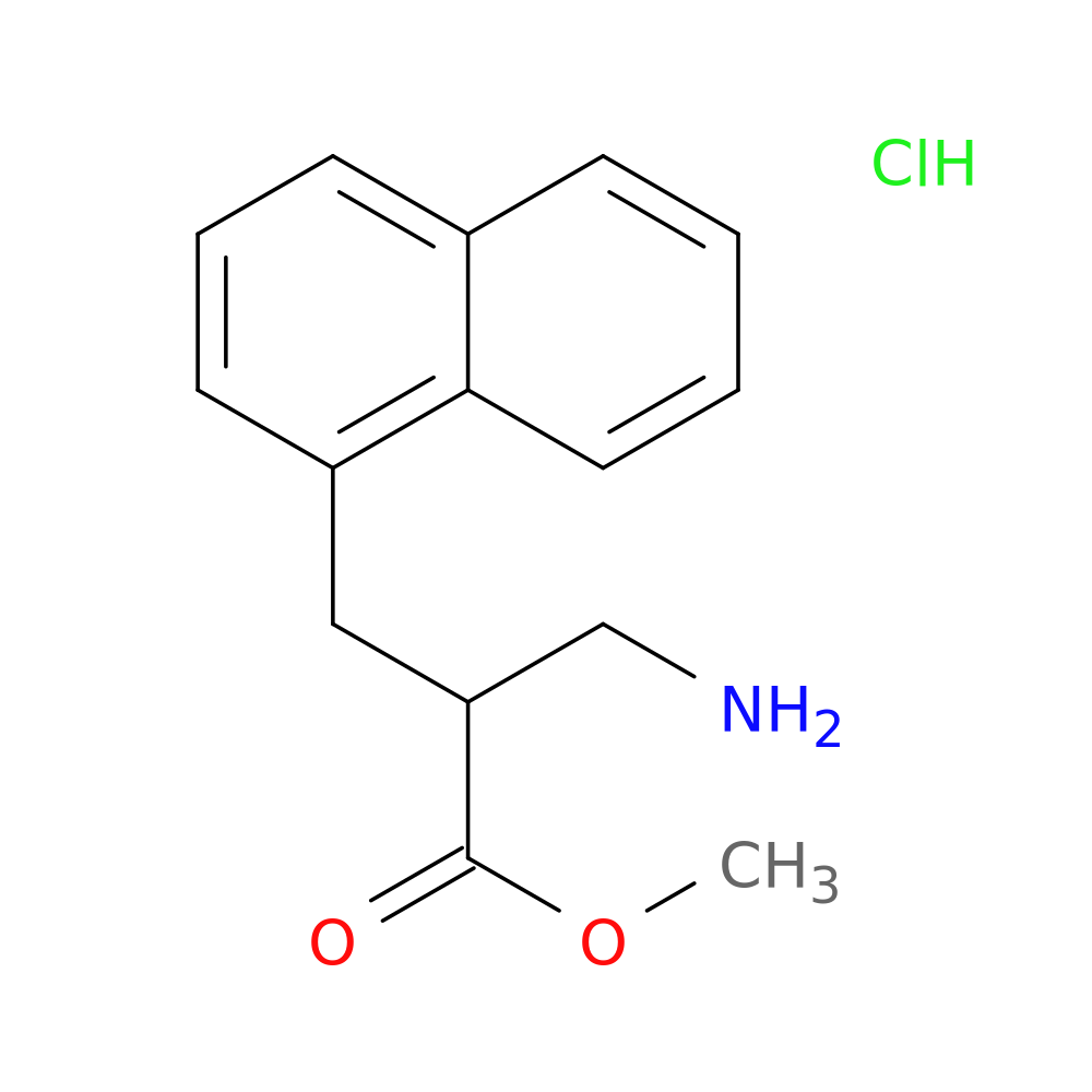 methyl 3-amino-2-[(naphthalen-1-yl)methyl]propanoate hydrochloride