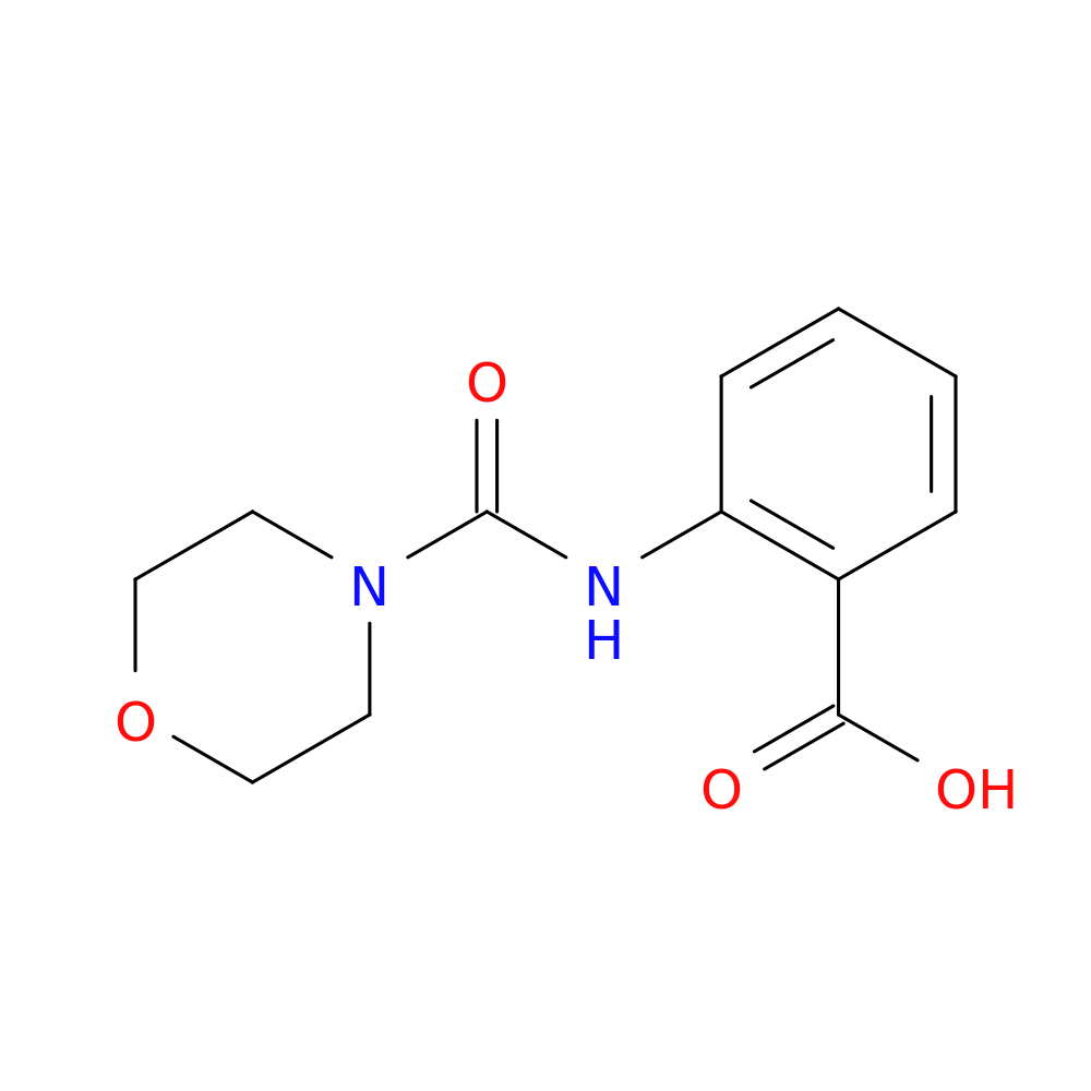 2-[(Morpholin-4-ylcarbonyl)amino]benzoic acid