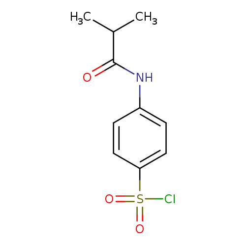 4-(2-methylpropanamido)benzene-1-sulfonyl chloride