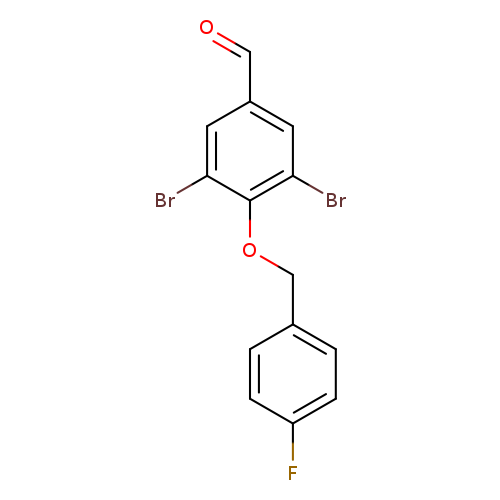 3,5-dibromo-4-[(4-fluorobenzyl)oxy]benzaldehyde