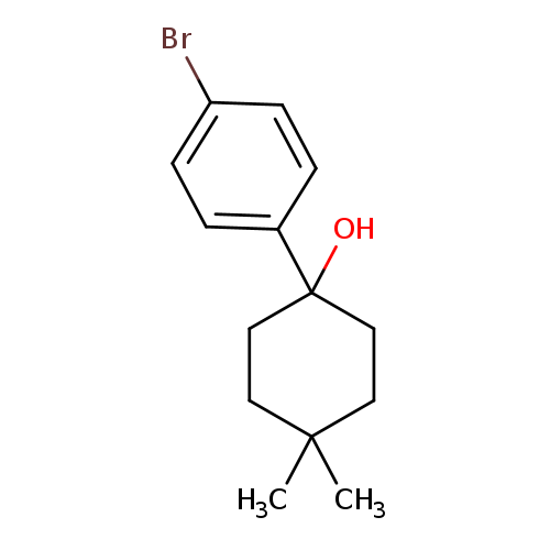 4-(4-Bromophenyl)-4-hydroxy-1,1-dimethylcyclohexane