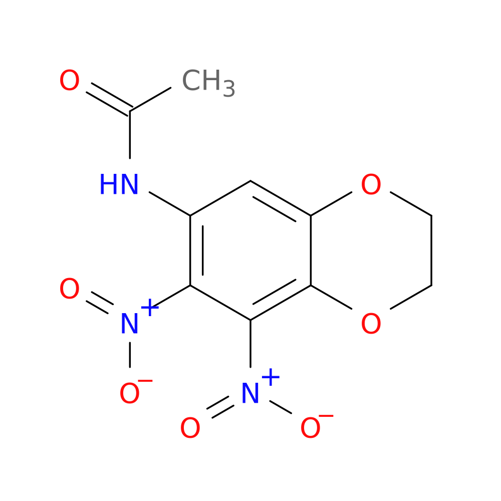 N-(7,8-dinitro-2,3-dihydro-1,4-benzodioxin-6-yl)acetamide