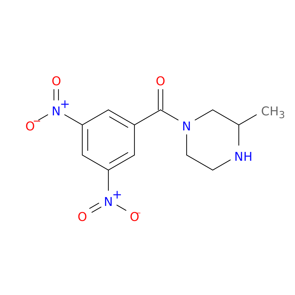 1-(3,5-dinitrobenzoyl)-3-methylpiperazine