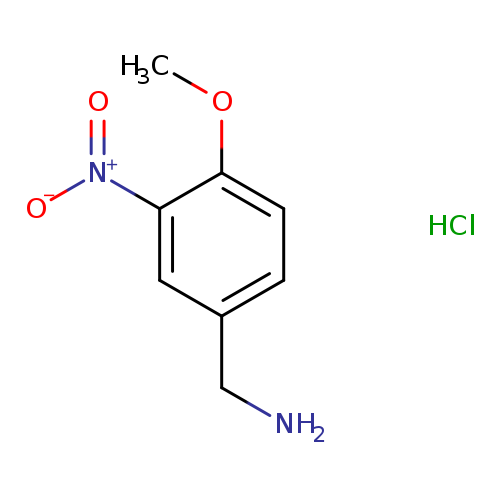 (4-methoxy-3-nitrophenyl)methanamine hydrochloride