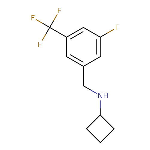 N-{[3-fluoro-5-(trifluoromethyl)phenyl]methyl}cyclobutanamine