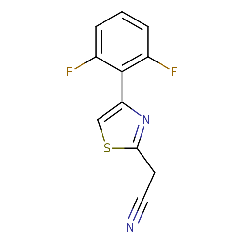 2-[4-(2,6-difluorophenyl)-1,3-thiazol-2-yl]acetonitrile
