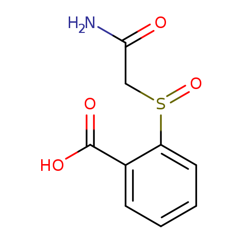 2-(carbamoylmethanesulfinyl)benzoic acid