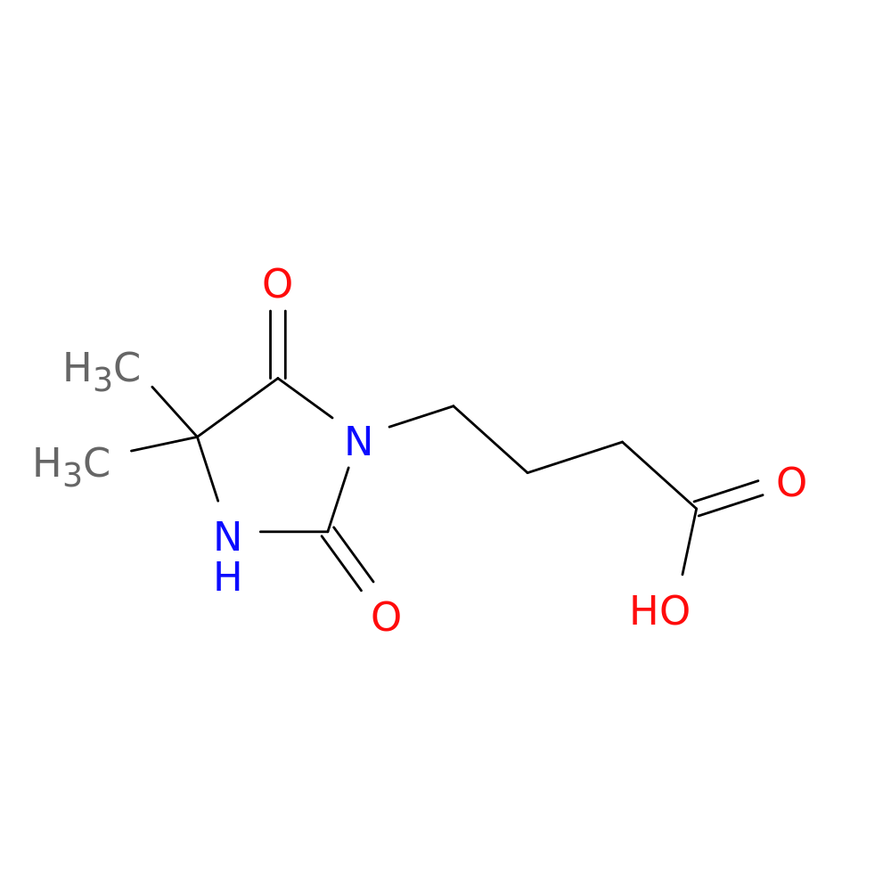 4-(4,4-dimethyl-2,5-dioxoimidazolidin-1-yl)butanoic acid