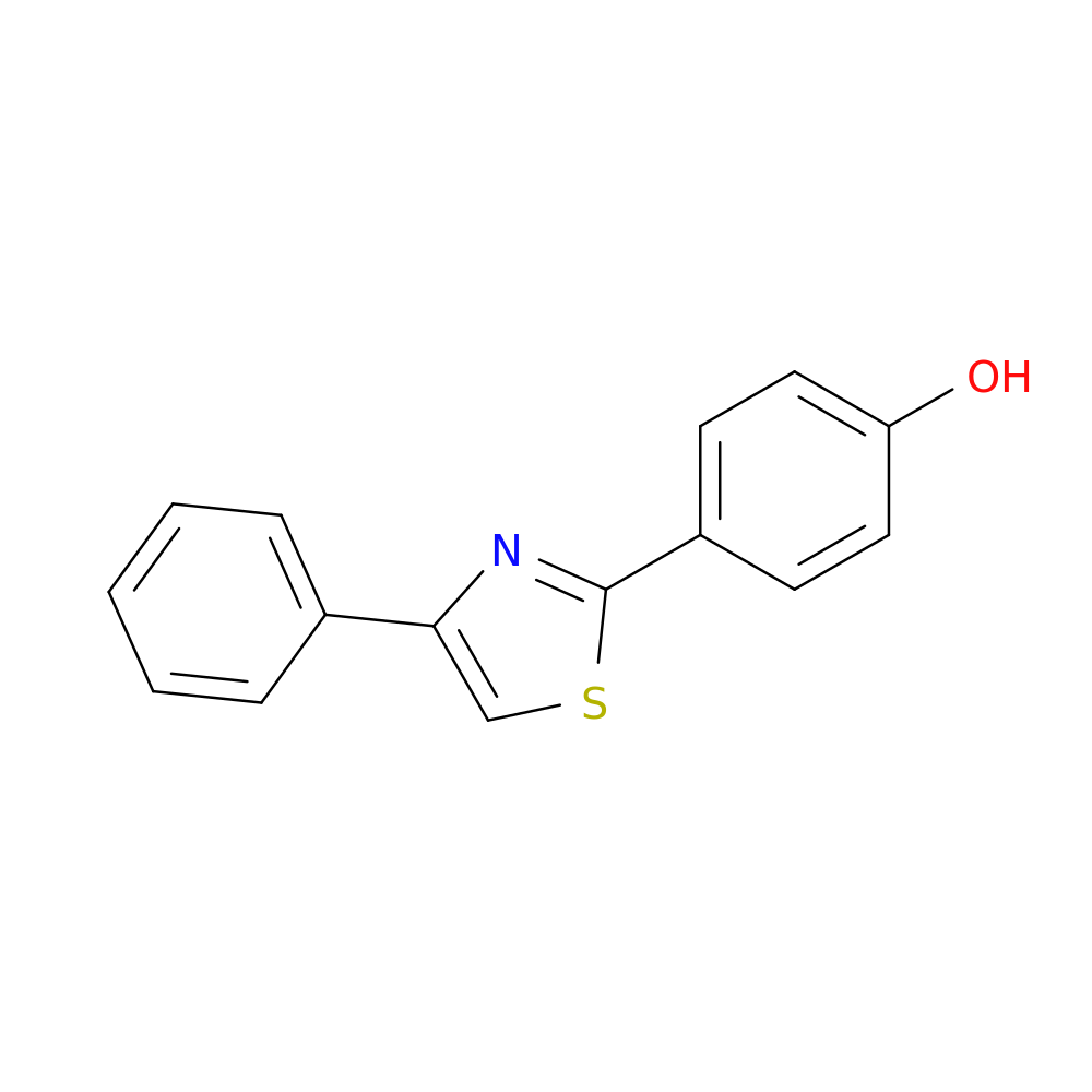 4-(4-phenyl-1,3-thiazol-2-yl)phenol