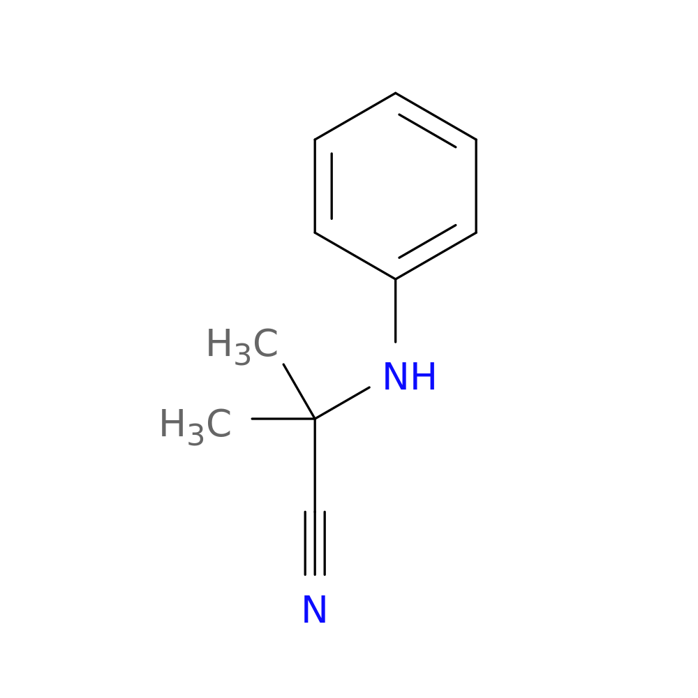 2-Methyl-2-(phenylamino)propanenitrile