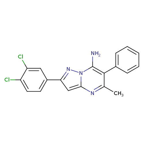 2-(3,4-dichlorophenyl)-5-methyl-6-phenylpyrazolo[1,5-a]pyrimidin-7-amine