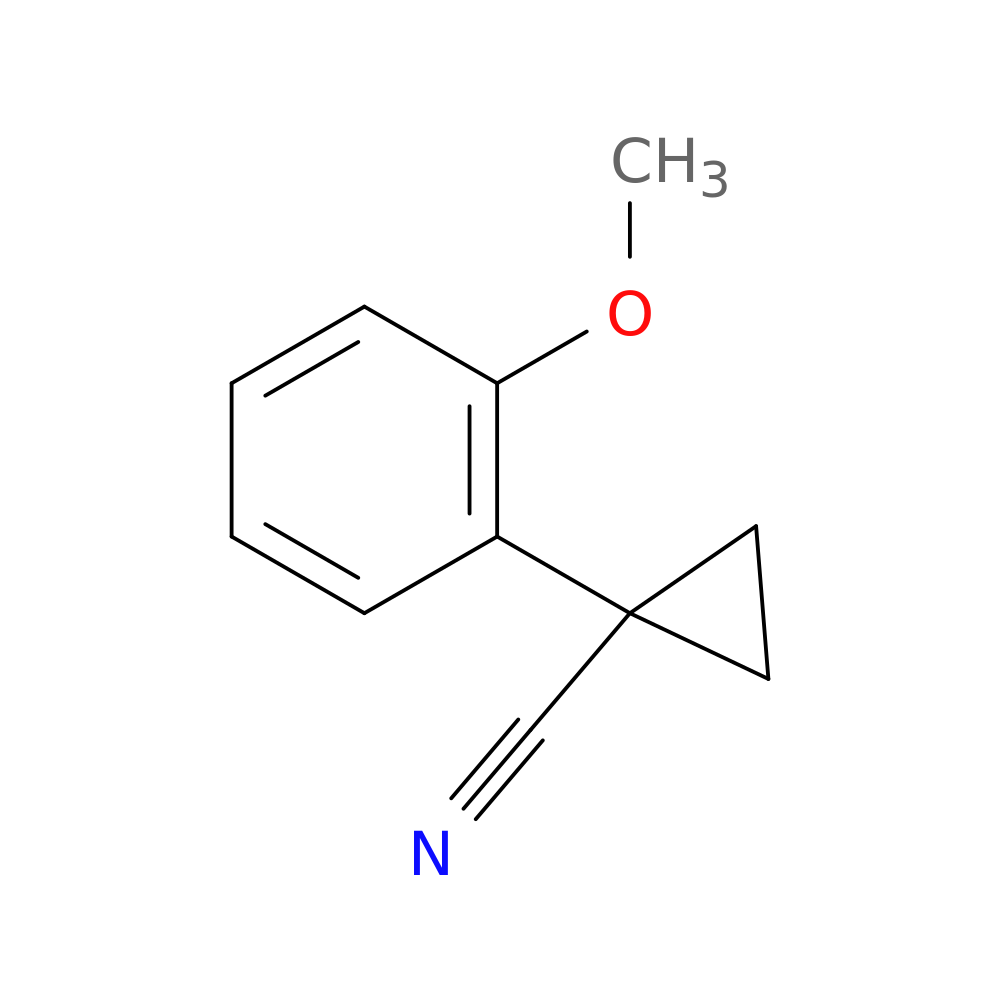 1-(2-Methoxyphenyl)cyclopropanecarbonitrile