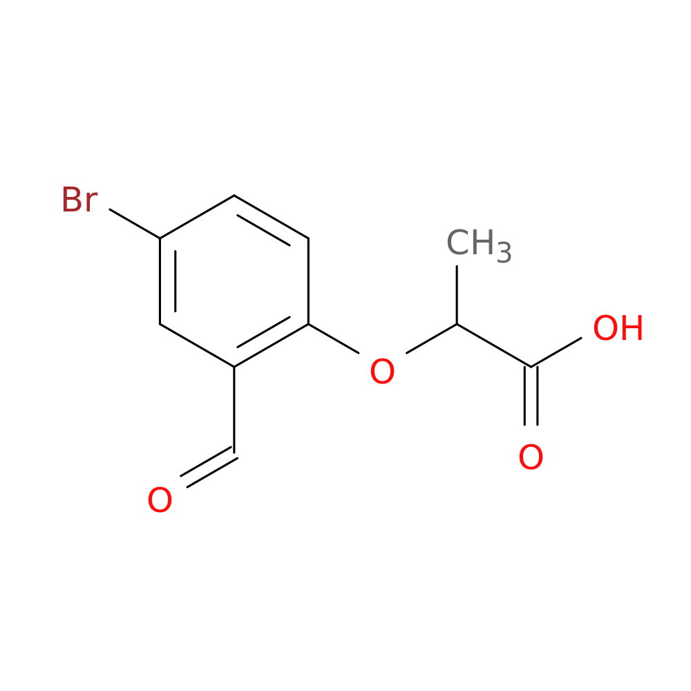 2-(4-BROMO-2-FORMYLPHENOXY)PROPANOIC ACID