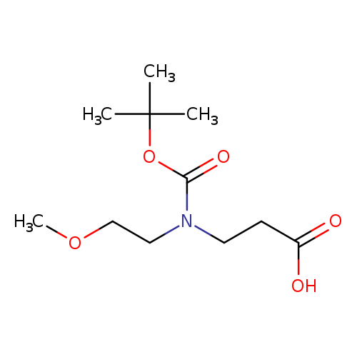 3-{[(tert-butoxy)carbonyl](2-methoxyethyl)amino}propanoic acid