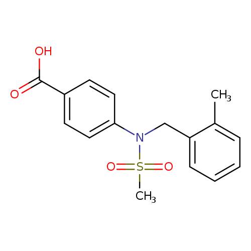 4-[(2-Methylbenzyl)(methylsulfonyl)amino]benzoic acid