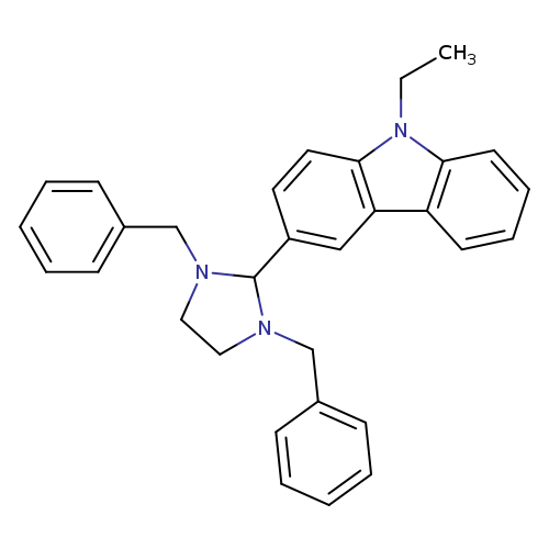 3-(1,3-dibenzylimidazolidin-2-yl)-9-ethyl-9H-carbazole