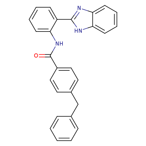 N-[2-(1H-1,3-benzodiazol-2-yl)phenyl]-4-benzylbenzamide
