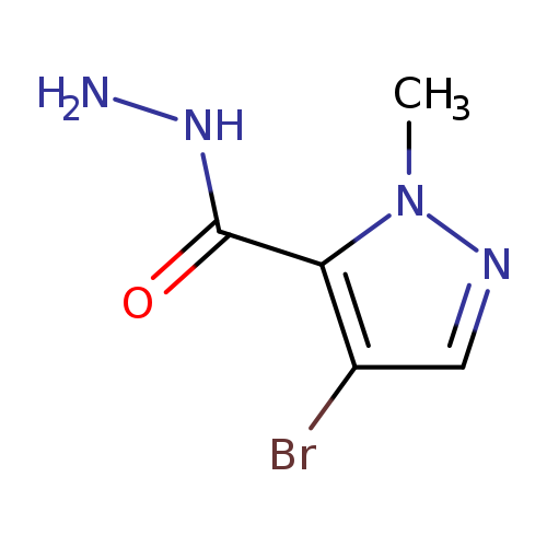 4-Bromo-1-methyl-1h-pyrazole-5-carbohydrazide