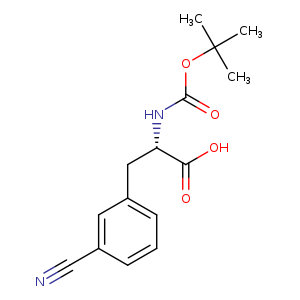 L-Phenylalanine, 3-cyano-N-[(1,1-dimethylethoxy)carbonyl]-