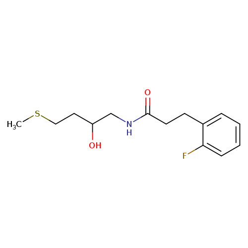 3-(2-fluorophenyl)-N-[2-hydroxy-4-(methylsulfanyl)butyl]propanamide