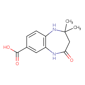 2,2-dimethyl-4-oxo-2,3,4,5-tetrahydro-1H-1,5-benzodiazepine-7-carboxylic acid