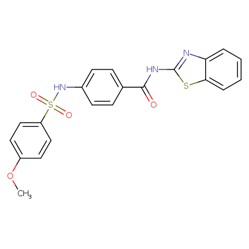 N-(1,3-benzothiazol-2-yl)-4-(4-methoxybenzenesulfonamido)benzamide