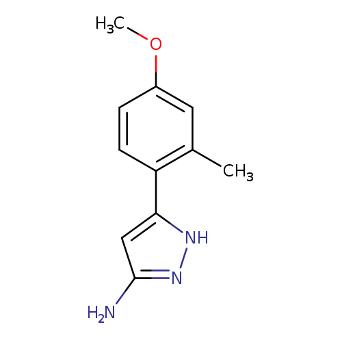 3-(4-methoxy-2-methylphenyl)-1H-pyrazol-5-amine