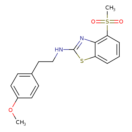 4-methanesulfonyl-N-[2-(4-methoxyphenyl)ethyl]-1,3-benzothiazol-2-amine