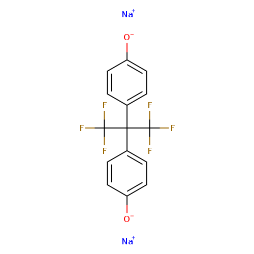 2,2-Bis(4-hydroxyphenyl)hexafluoropropane, disodium salt