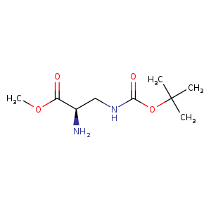 3-[[(1,1-Dimethylethoxy)carbonyl]amino]-D-alanine methyl ester