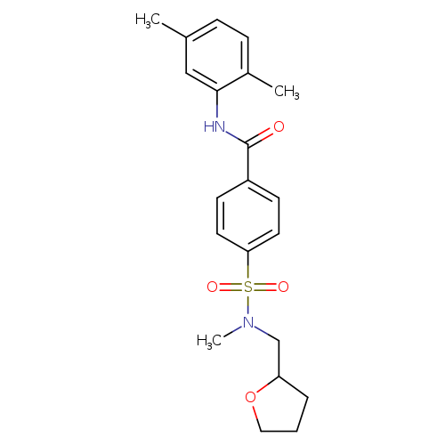 N-(2,5-dimethylphenyl)-4-{methyl[(oxolan-2-yl)methyl]sulfamoyl}benzamide