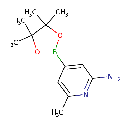 6-methyl-4-(4,4,5,5-tetramethyl-1,3,2-dioxaborolan-2-yl)pyridin-2-amine