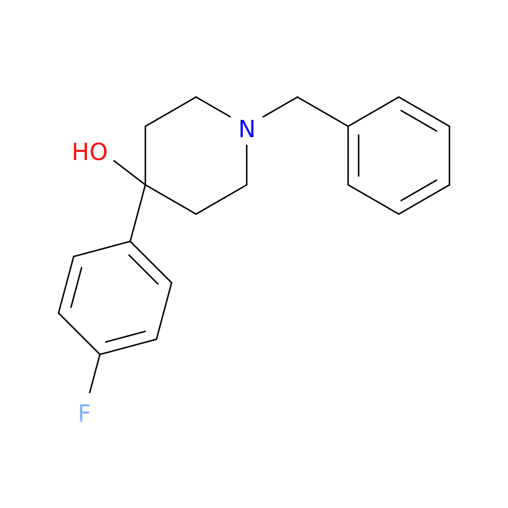 4-Piperidinol, 4-(4-fluorophenyl)-1-(phenylmethyl)-