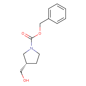 1-Pyrrolidinecarboxylic acid, 3-(hydroxymethyl)-, phenylmethyl ester, (3S)-