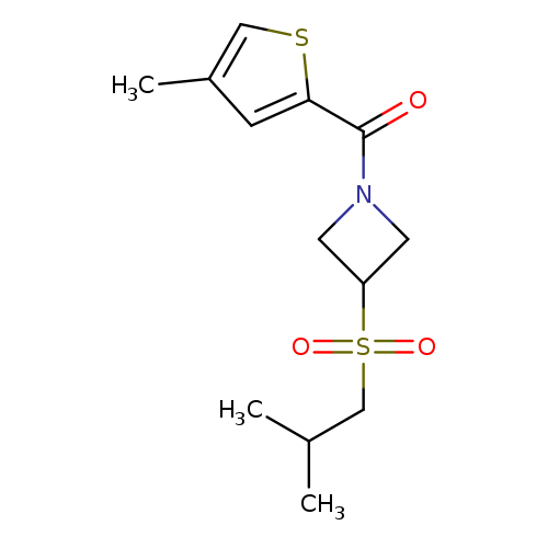 3-(2-methylpropanesulfonyl)-1-(4-methylthiophene-2-carbonyl)azetidine