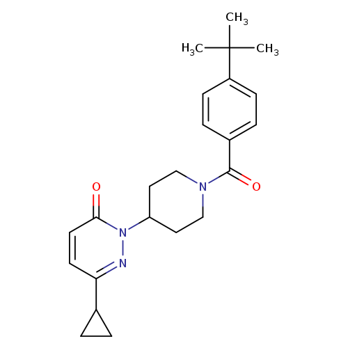 2-[1-(4-tert-butylbenzoyl)piperidin-4-yl]-6-cyclopropyl-2,3-dihydropyridazin-3-one