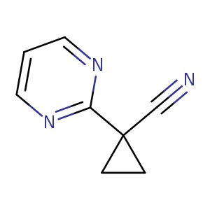 1-(pyrimidin-2-yl)cyclopropane-1-carbonitrile