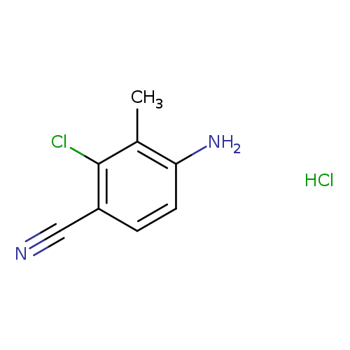 4-AMINO-2-CHLORO-3-METHYL-BENZONITRILE HYDROCHLORIDE