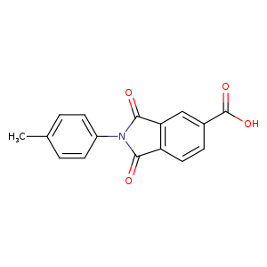 1,3-Dioxo-2-(p-tolyl)isoindoline-5-carboxylic acid