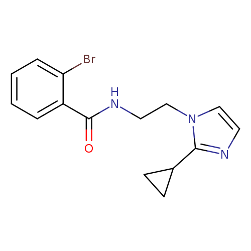 2-bromo-N-[2-(2-cyclopropyl-1H-imidazol-1-yl)ethyl]benzamide