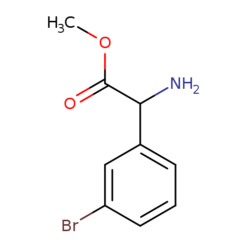 Methyl 2-amino-2-(3-bromophenyl)acetate